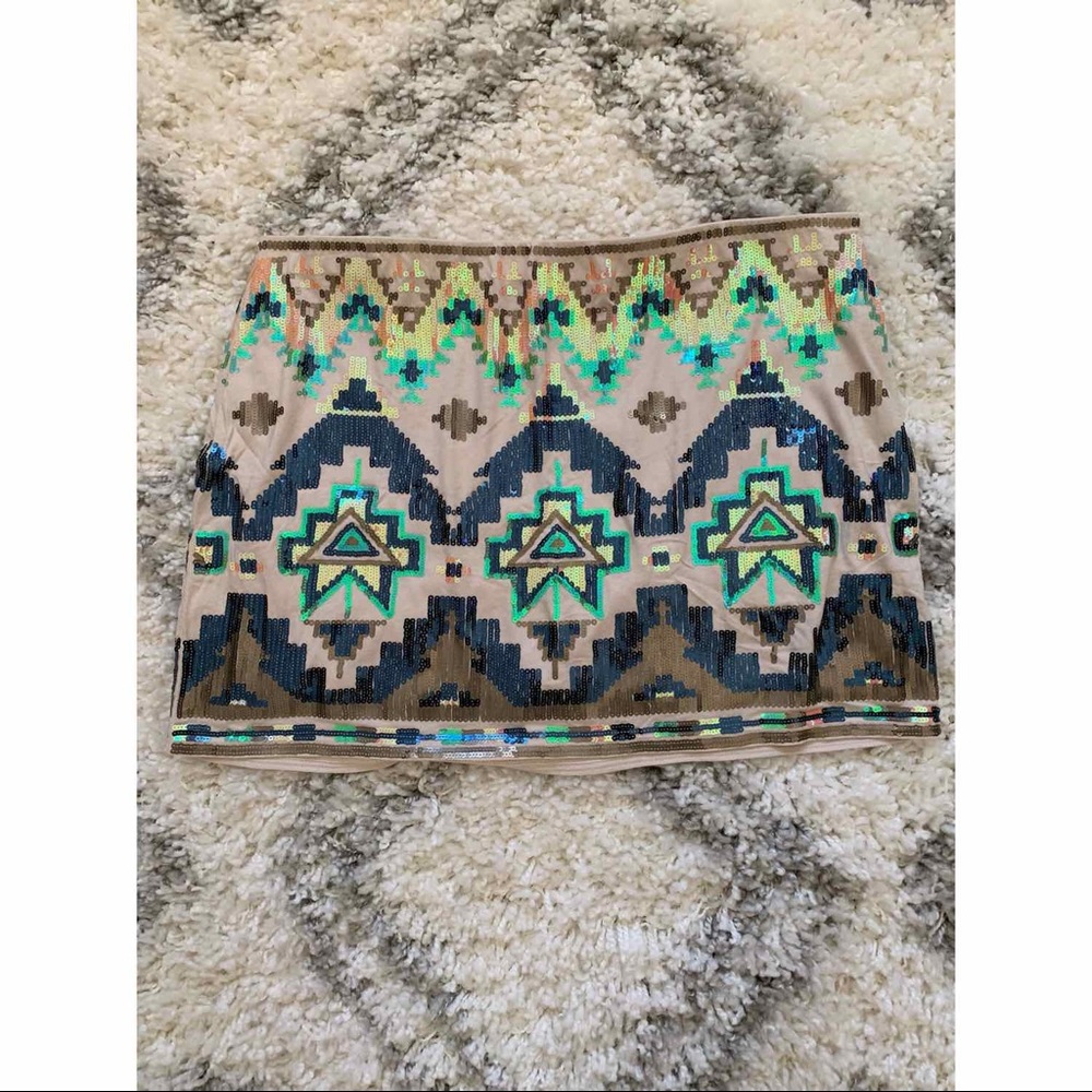 Express Embellished Skirt